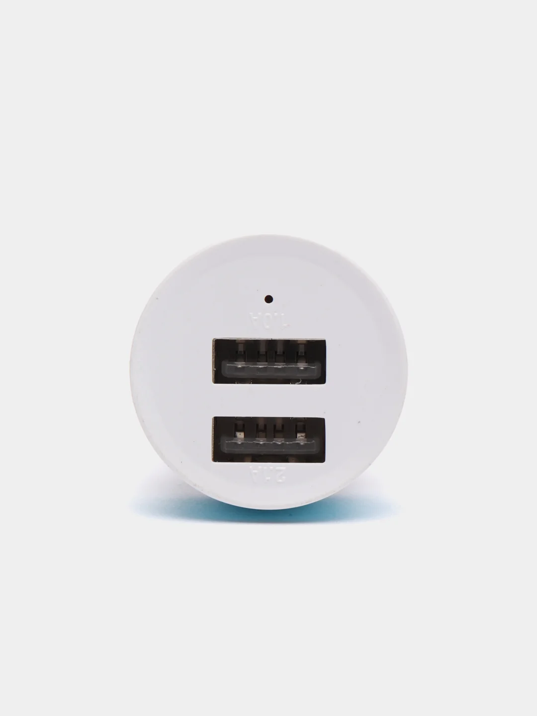 Автомобильное зарядное устройство АЗУ 2 USB (2.1A/1.0A), адаптер питания в авто белый