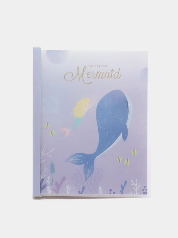 БЛОКНОТ-NOTEBOOK MERMAID ФИОЛЕТОВЫЙ А4