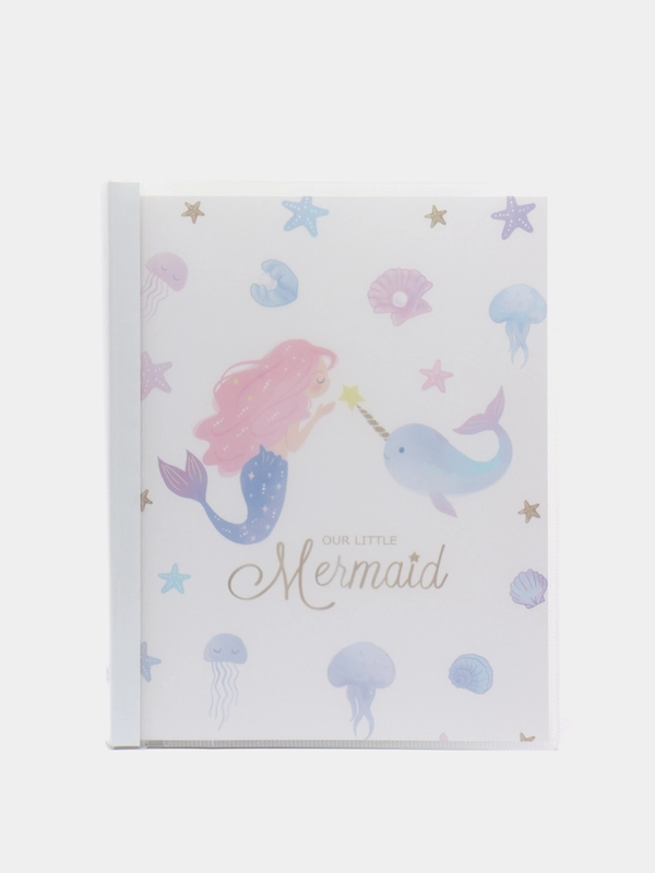 БЛОКНОТ-NOTEBOOK MERMAID БЕЛЫЙ А4