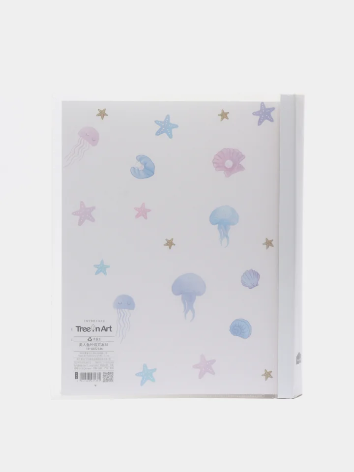БЛОКНОТ-NOTEBOOK MERMAID БЕЛЫЙ А4