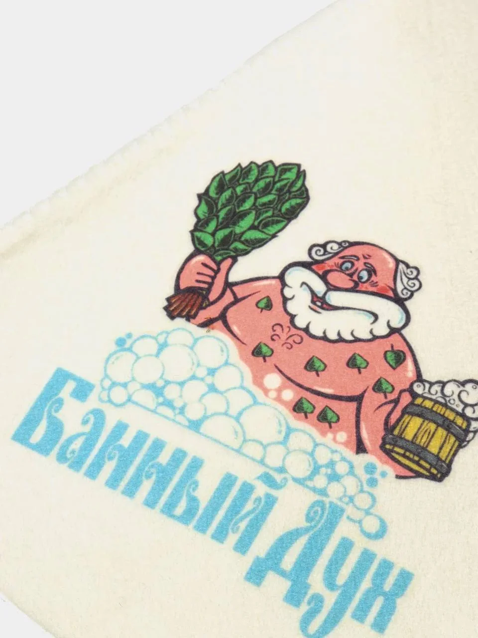 Манго шапка банная с надписью
