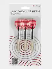 Дротики для дартса, в наборе 3 штуки, микс