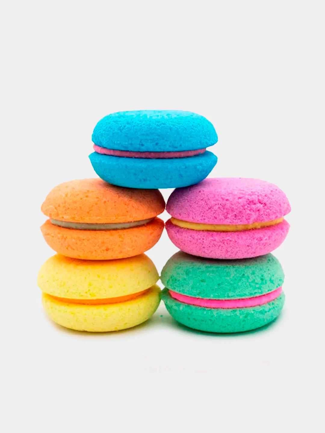 Подарочный набор бомбочек для ванн Le macaronc 250г Макарун Подарок на новый год подруге