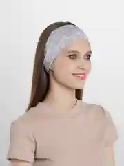 Серый меланж повязка