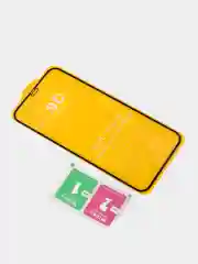Защитное стекло 9D для iPhone всех моделей с тонкой черной рамкой