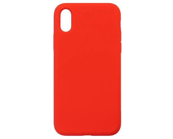 Красный чехол Silicone Case для iPhone X/XS