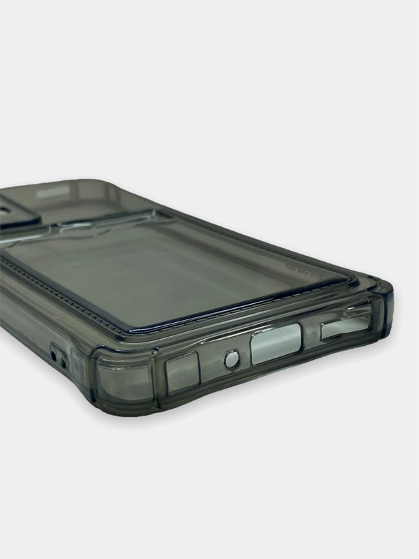 Чехол противоударный Xiaomi 12 / 12X / 12S, Сяоми 12, 12X, 12С прозрачный с карманом для карты