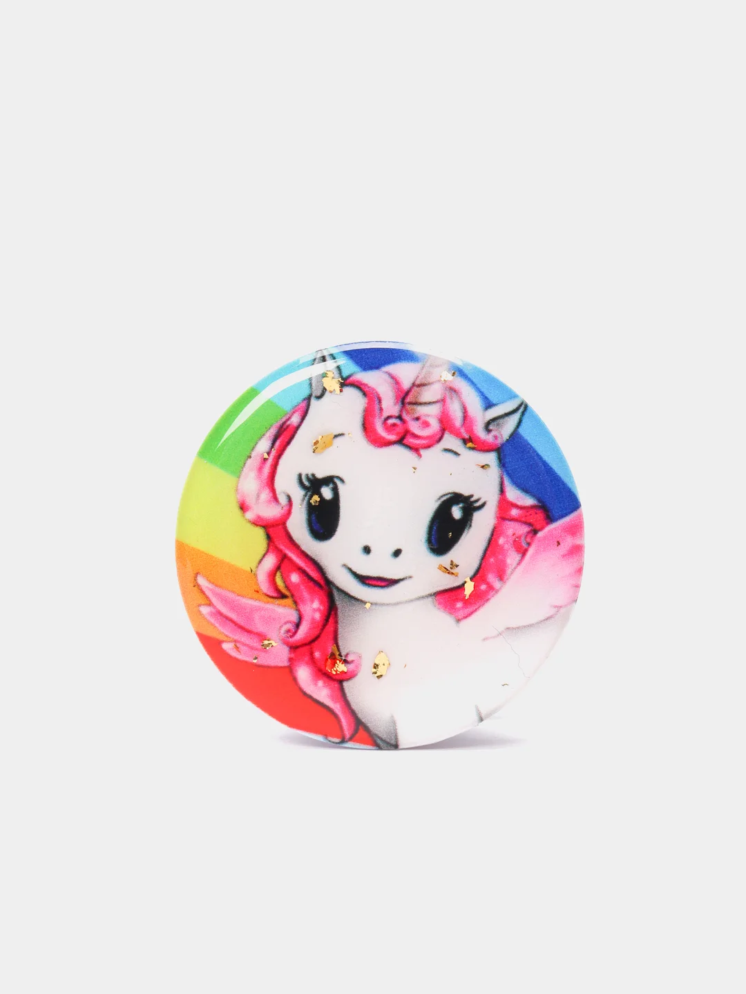 Золотистый хаки попсокет - подставка для телефона, popsocket (единороги)