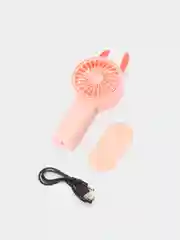 Коралловый портативный мини-вентилятор с USB зарядкой