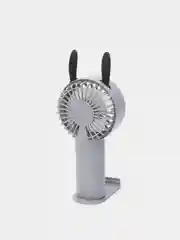 Серый портативный мини-вентилятор с USB зарядкой
