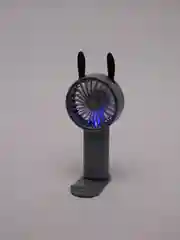 Серый портативный мини-вентилятор с USB зарядкой