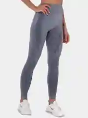 Синий меланж легинсы женские спортивные, лосины женские