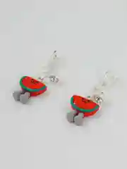 Алый серьги "Фрукты" для девочек