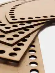 Донышки для вязания, фигурные, 5 штук