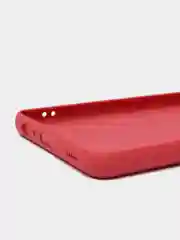 Багровый чехол Silicone Case для Samsung Galaxy A72 с защитой камеры
