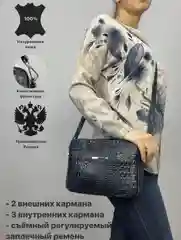 Темно-синий сумка baro из натуральной кожи, кожаная женская сумка, сумка женская кожаная