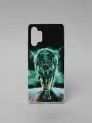 Тёмно-бирюзовый чехол Samsung Galaxy A32 4G чехол силиконовый с рисунком (Самсунг Галакси А32)