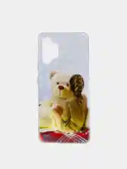 Алый чехол Samsung Galaxy A32 4G чехол силиконовый с рисунком (Самсунг Галакси А32)