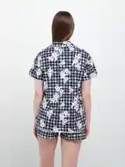Костюм с шортами и рубашкой, пижама женская