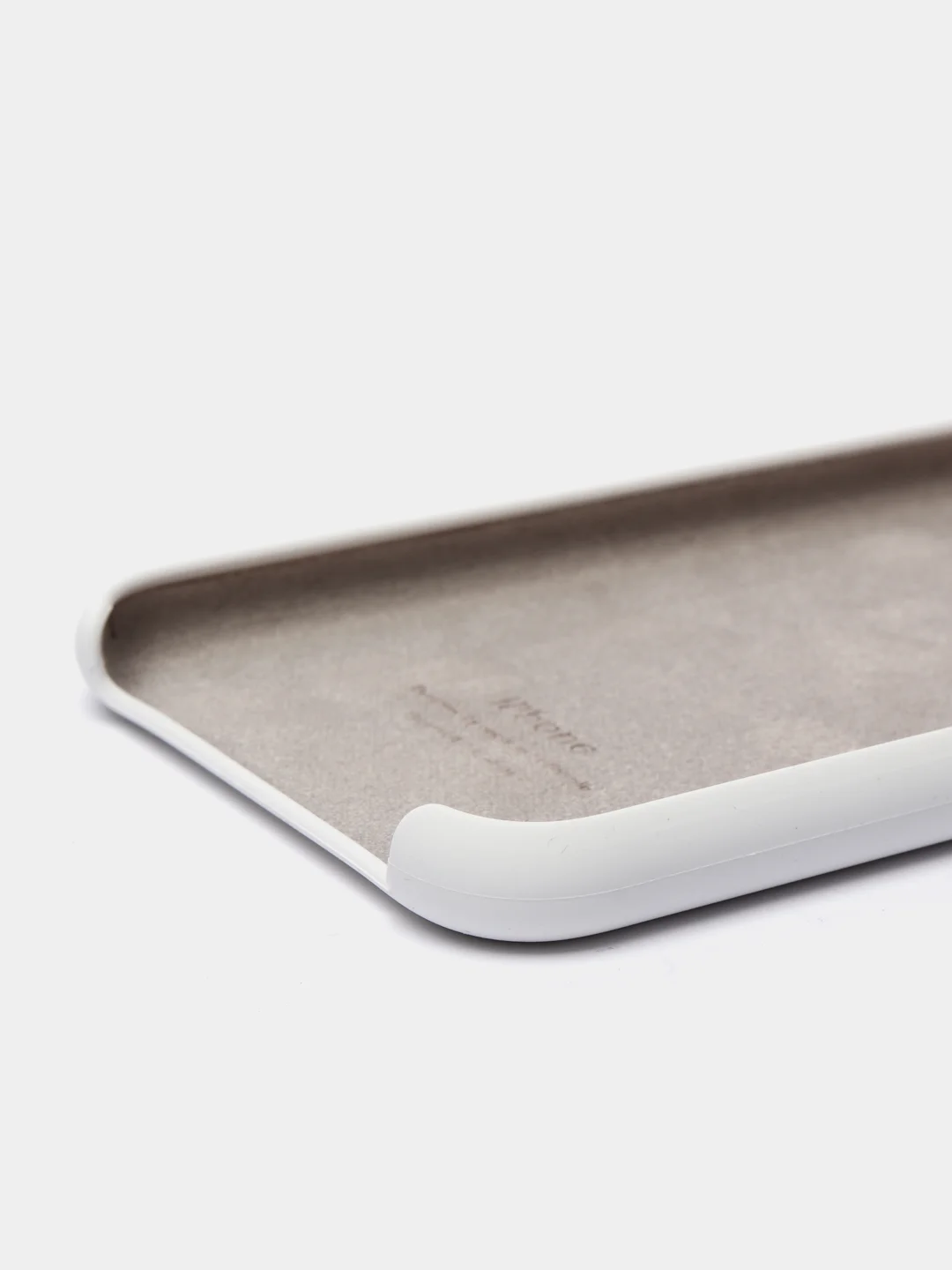 Белый чехол Silicone Case для iPhone 11