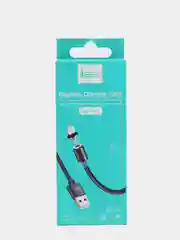 Черный кабель зарядный lightning, type-c, магнитный, для айфон, андроид 1,2 м