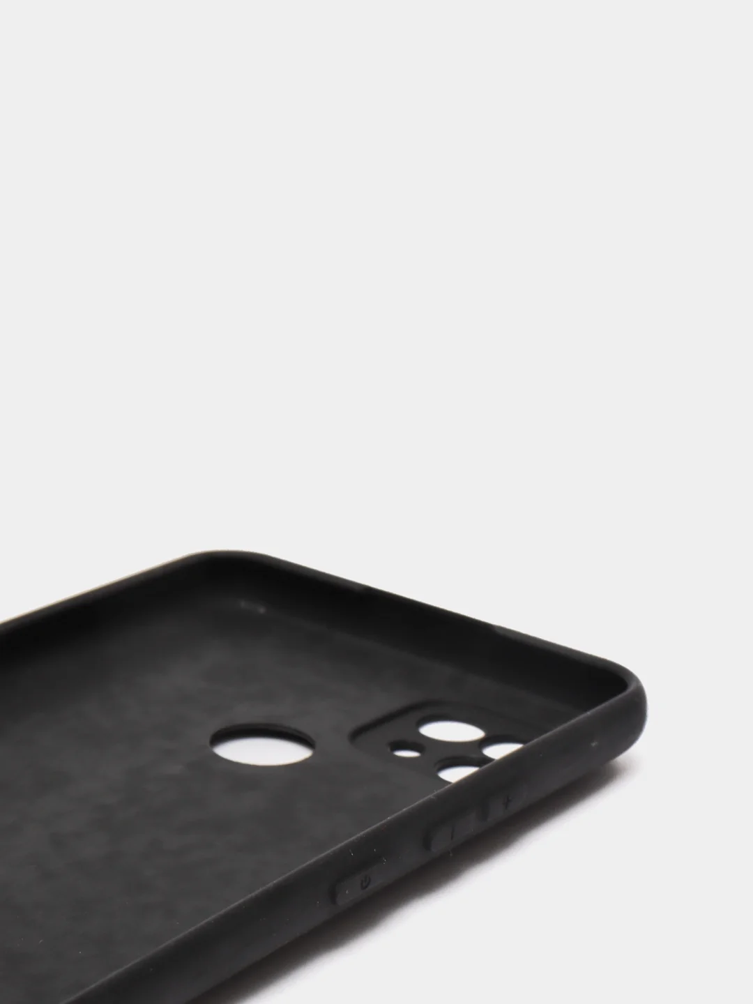Черный чехол силиконовый для Realme C21 матовый