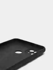 Черный чехол силиконовый для Realme C21 матовый
