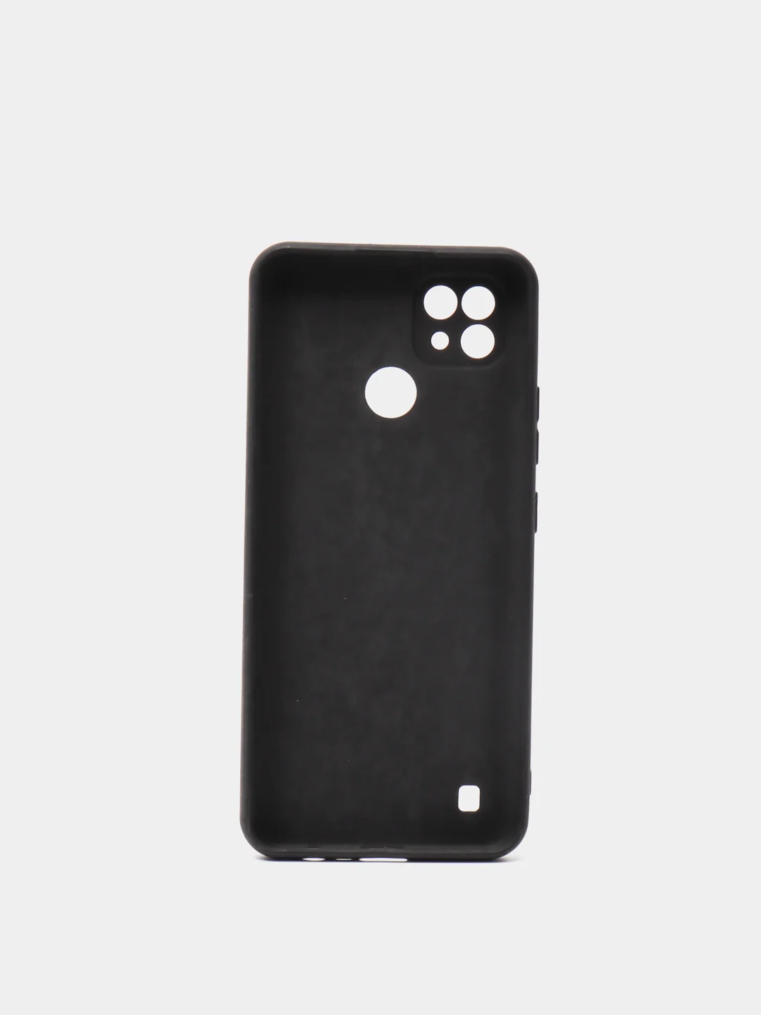 Черный чехол силиконовый для Realme C21 матовый