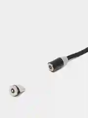 Черный кабель зарядный lightning, type-c, магнитный, для айфон, андроид 1,2 м