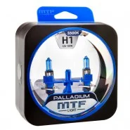 Лампа галогенная MTF PALLADIUM 5500K H1.H3.H4.H27.H7.H11.HB3.HB4.9012 комплект 2шт премиум