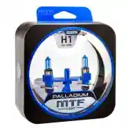 Лампа галогенная MTF PALLADIUM 5500K H1.H3.H4.H27.H7.H11.HB3.HB4.9012 комплект 2шт премиум