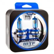 Лампа галогенная MTF PALLADIUM 5500K H1.H3.H4.H27.H7.H11.HB3.HB4.9012 комплект 2шт премиум