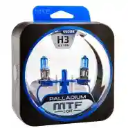 Лампа галогенная MTF PALLADIUM 5500K H1.H3.H4.H27.H7.H11.HB3.HB4.9012 комплект 2шт премиум