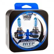 Лампа галогенная MTF PALLADIUM 5500K H1.H3.H4.H27.H7.H11.HB3.HB4.9012 комплект 2шт премиум