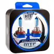 Лампа галогенная MTF PALLADIUM 5500K H1.H3.H4.H27.H7.H11.HB3.HB4.9012 комплект 2шт премиум