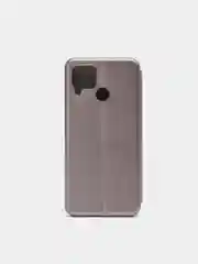 Серебряный чехол-книжка для Realme C15 / C12 / C25 / C25S