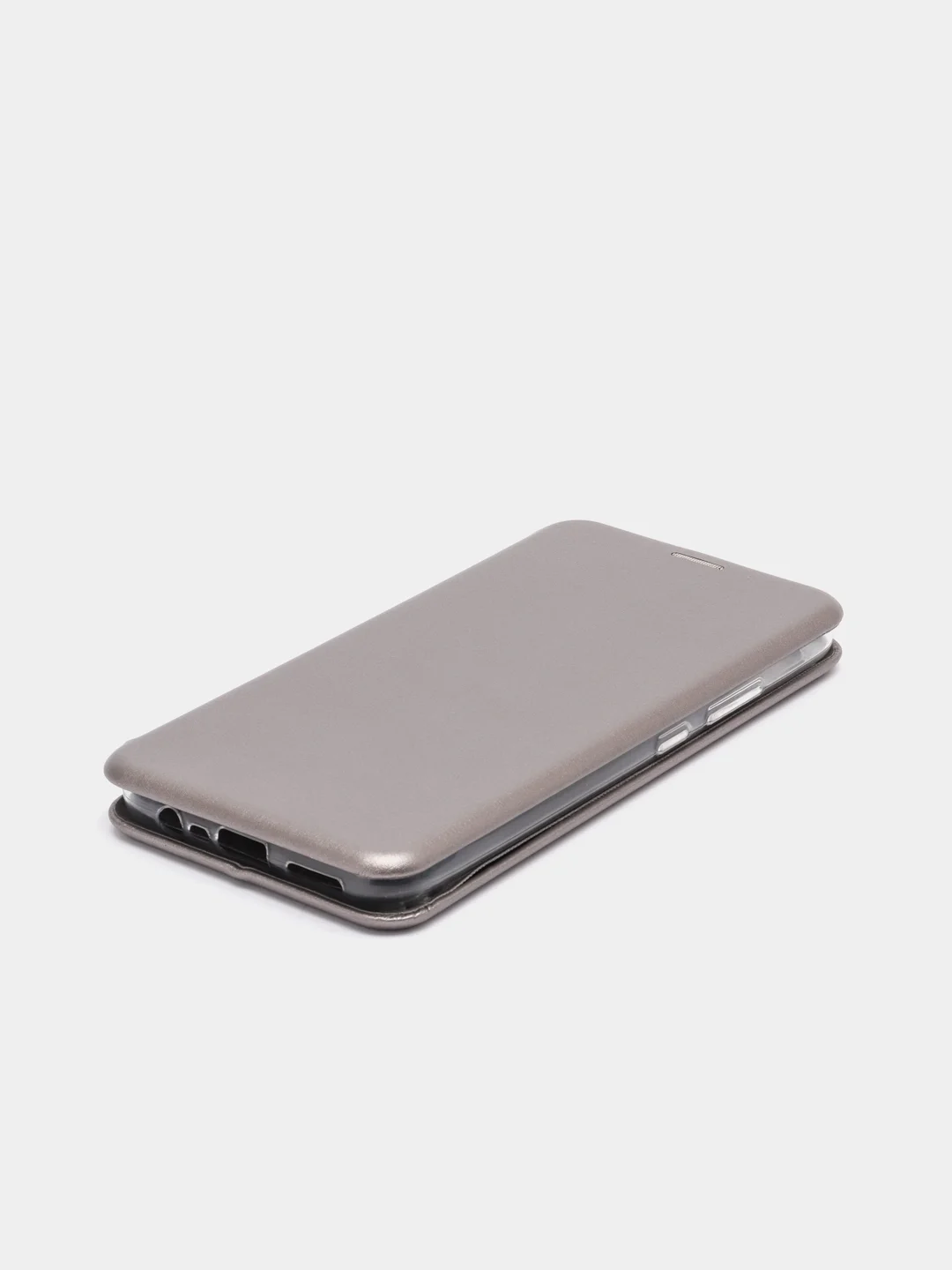 Серебряный чехол-книжка для Realme C15 / C12 / C25 / C25S