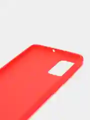 Красный чехол для Samsung Galaxy A71 силиконовый матовый, цветной