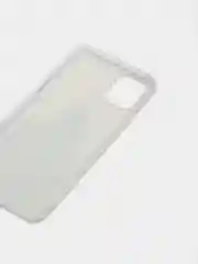 Бирюзовый чехол iPhone 11, 12/ 12 Pro 6.1 mini, 7/ 8/ SE 2020, 5/ 5s /se 2016 с новогодним рисунком