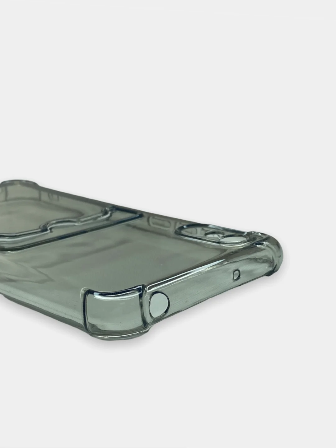 Угольный чехол для Xiaomi Redmi 9A, Сяоми Редми 9А прозрачный, противоударный, с карманом для карты