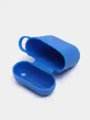 Темно-синий чехол для наушников AirPods силиконовый