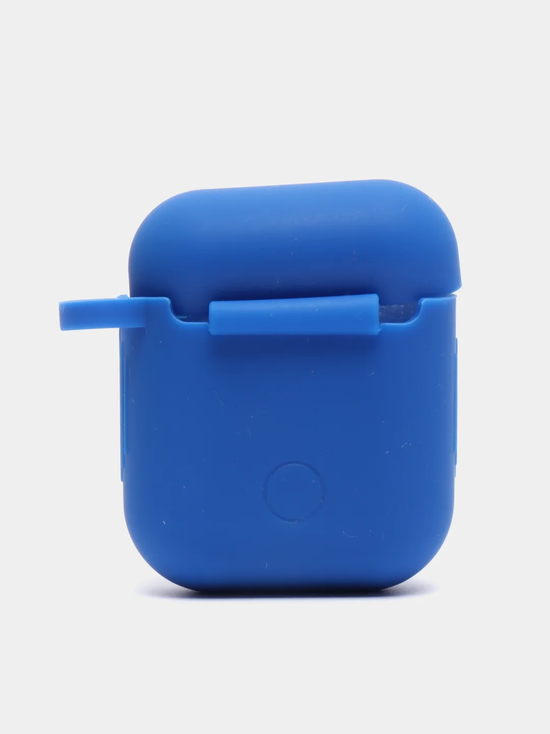 Темно-синий чехол для наушников AirPods силиконовый