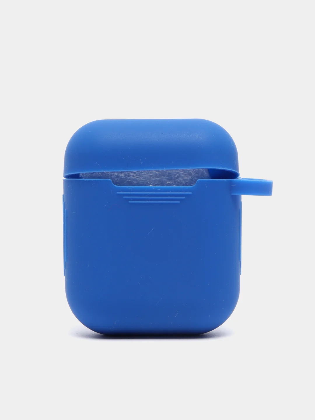 Темно-синий чехол для наушников AirPods силиконовый