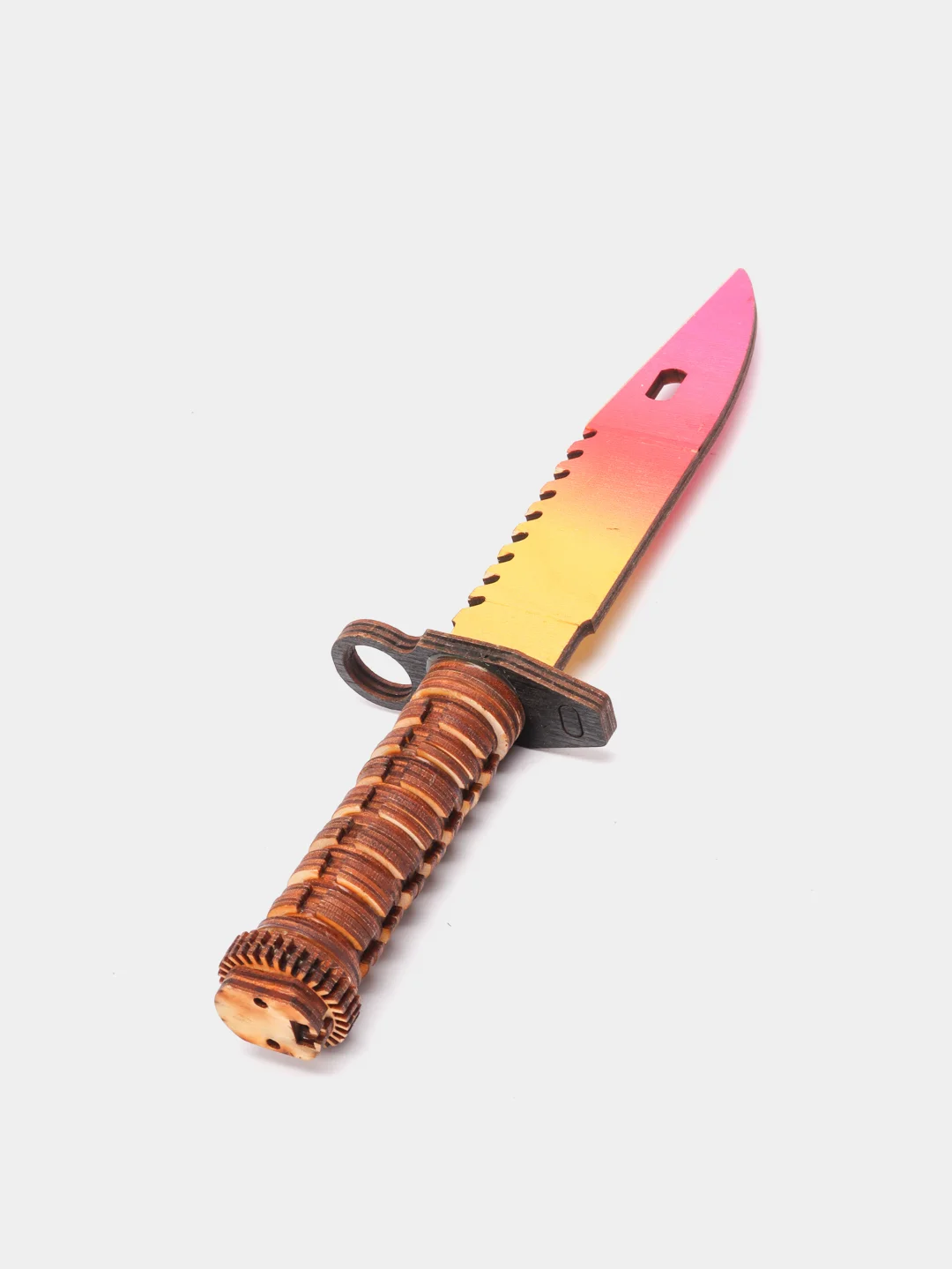 Игрушечный штык-нож Bayonet "М9", деревянный, градиент, по мотивам cs go