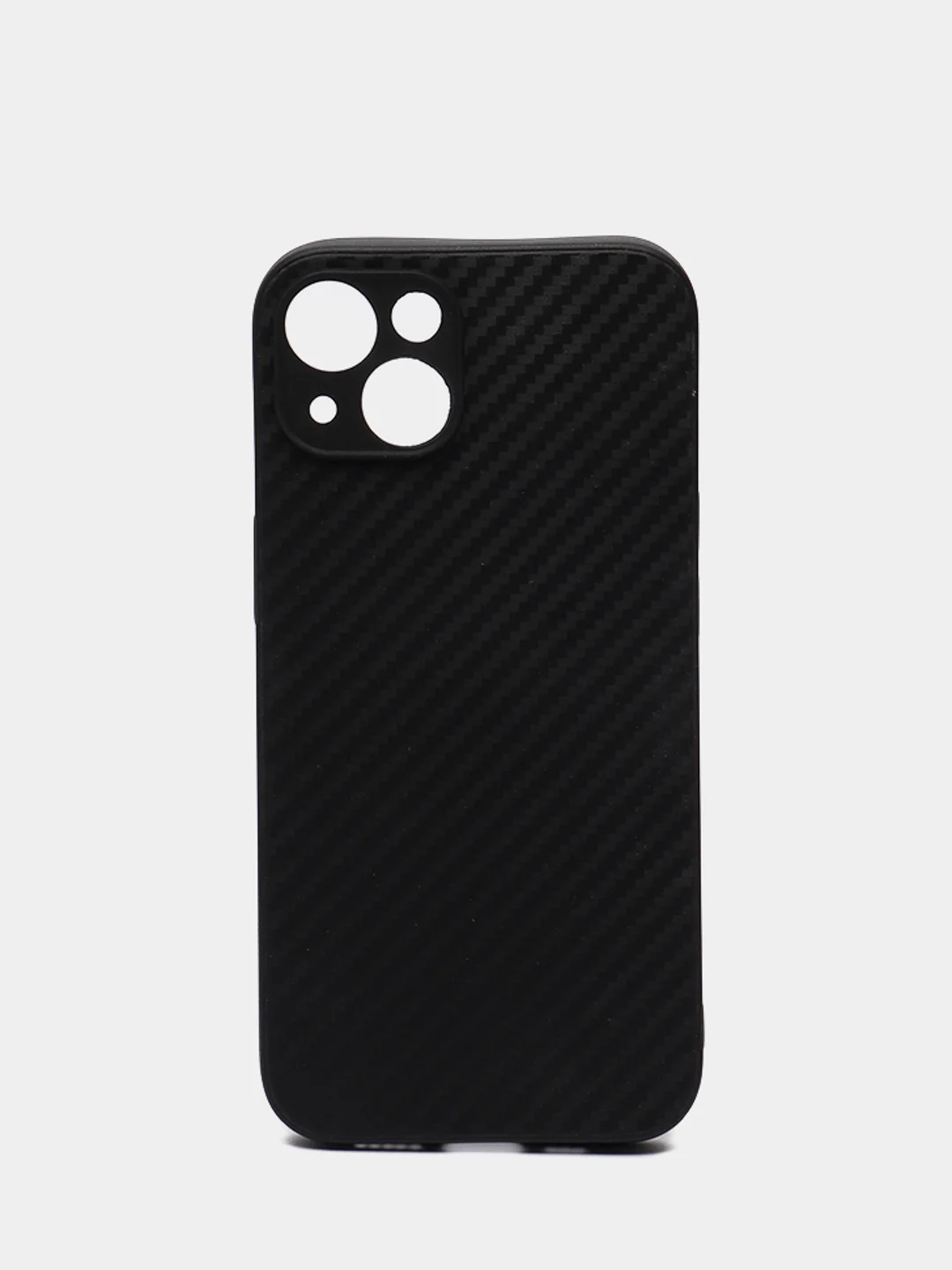 Чехол для iPhone 13 / 13PRO / 13PROMAX с защитой камеры, карбон , черный