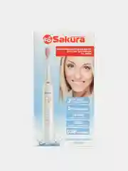 Белый зубная щетка Sakura SA-5561W, ультразвуковая, 5 режимов, 2 насадки