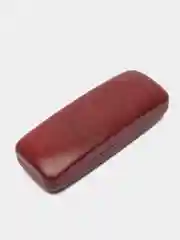Бордовый футляр для очков