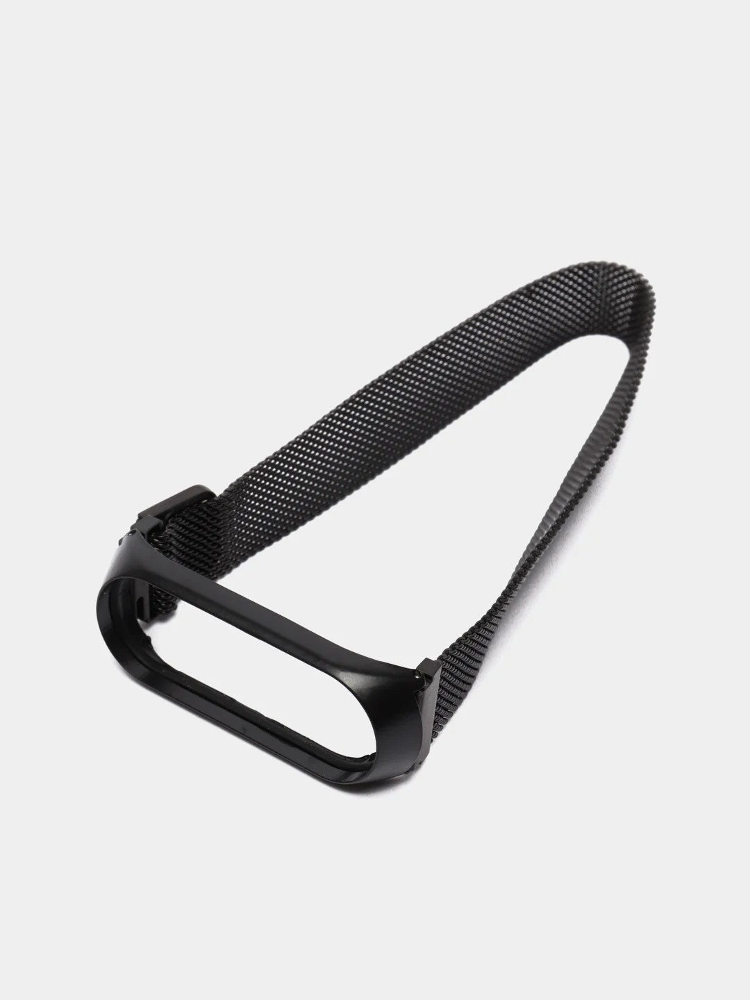 Черный металлический ремешок для Xiaomi Mi Band 3, Mi Band 4