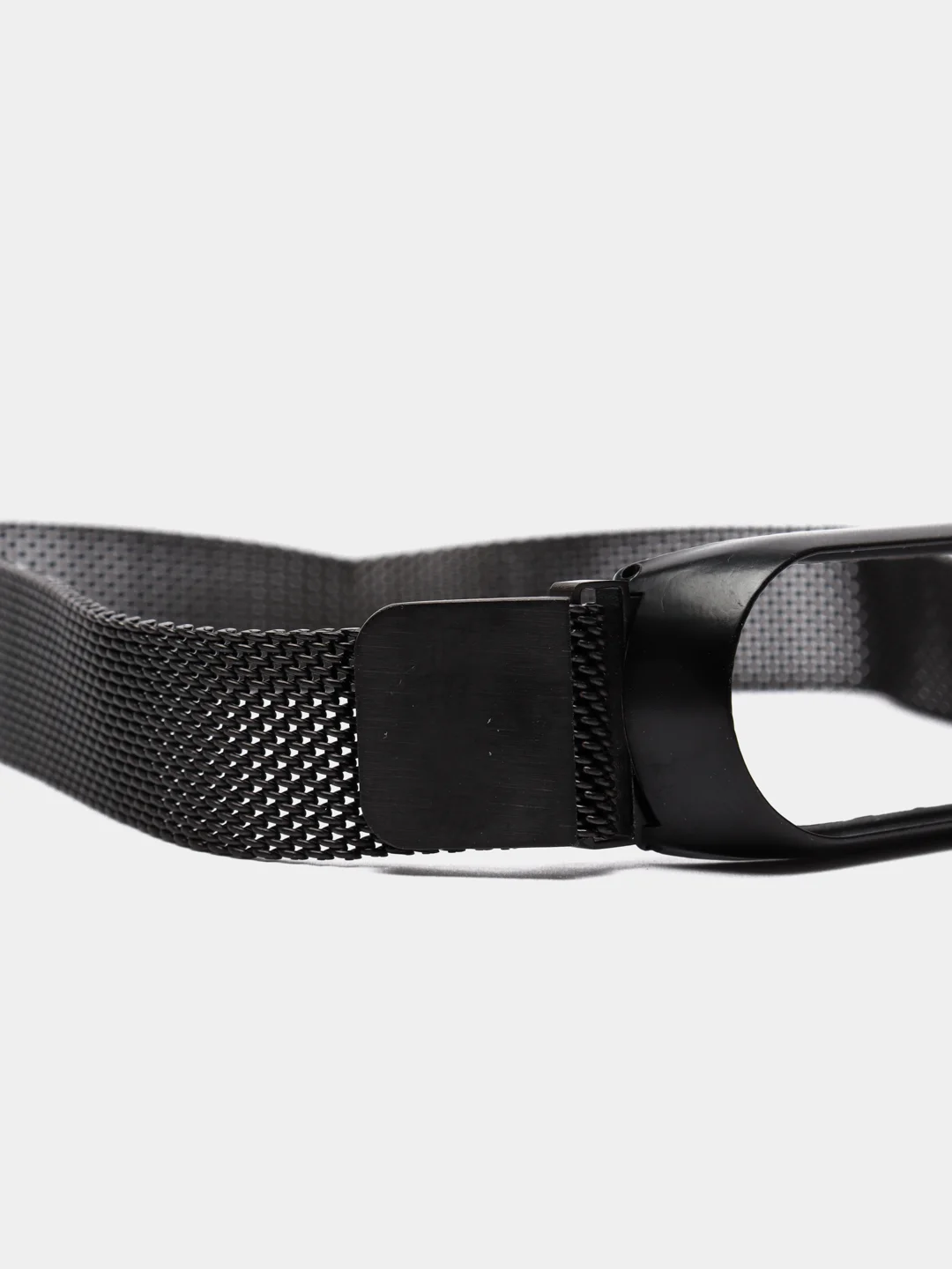 Черный металлический ремешок для Xiaomi Mi Band 3, Mi Band 4