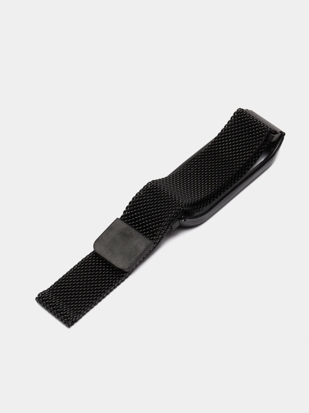 Черный металлический ремешок для Xiaomi Mi Band 3, Mi Band 4
